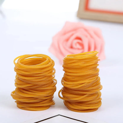 Elastic Rubber Bands Fasteners Elastic Bands Used for Office School Stationery Supplies Stretchable Sturdy Rubber Elastics Ba