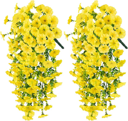1/2Pcs Artificial Flowers Vine Morning Glory Wedding Bridal Home Room Table Festival Decor Outdoor Yard Garden Arch DIY Gift 