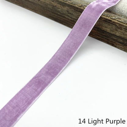 6-38mm Velvet Ribbon Wedding Party Decoration Handmade Gift Wrapping Hair Bowknot DIY Christmas #RoLi03