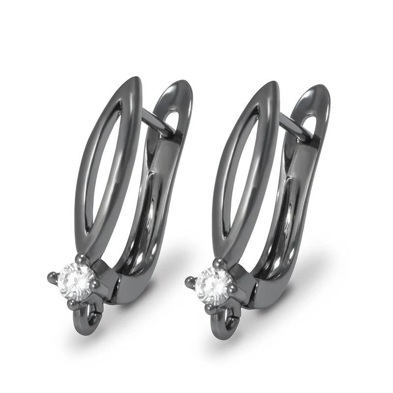 Silver Color Brass Earring Hooks for DIY Jewelry Making Handmade Silver Color Jewelry Accessories Findings Eawires