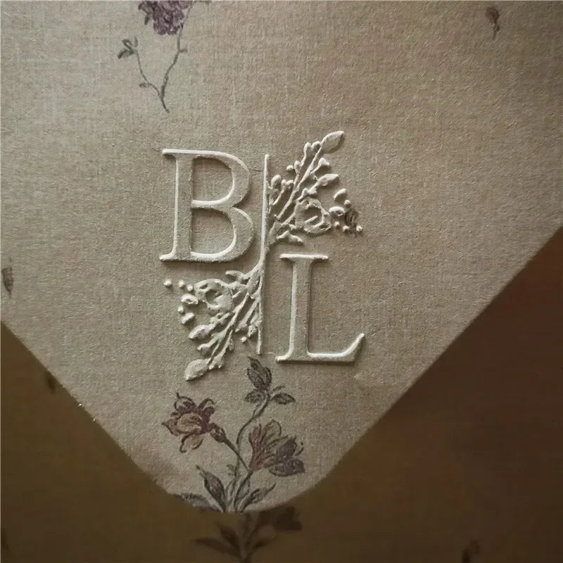 Customize Embossing Stamp Wedding Monogram Embosser Stamp,Personalized 2 initials Embosser Stamp,Wedding gift,hand held embos