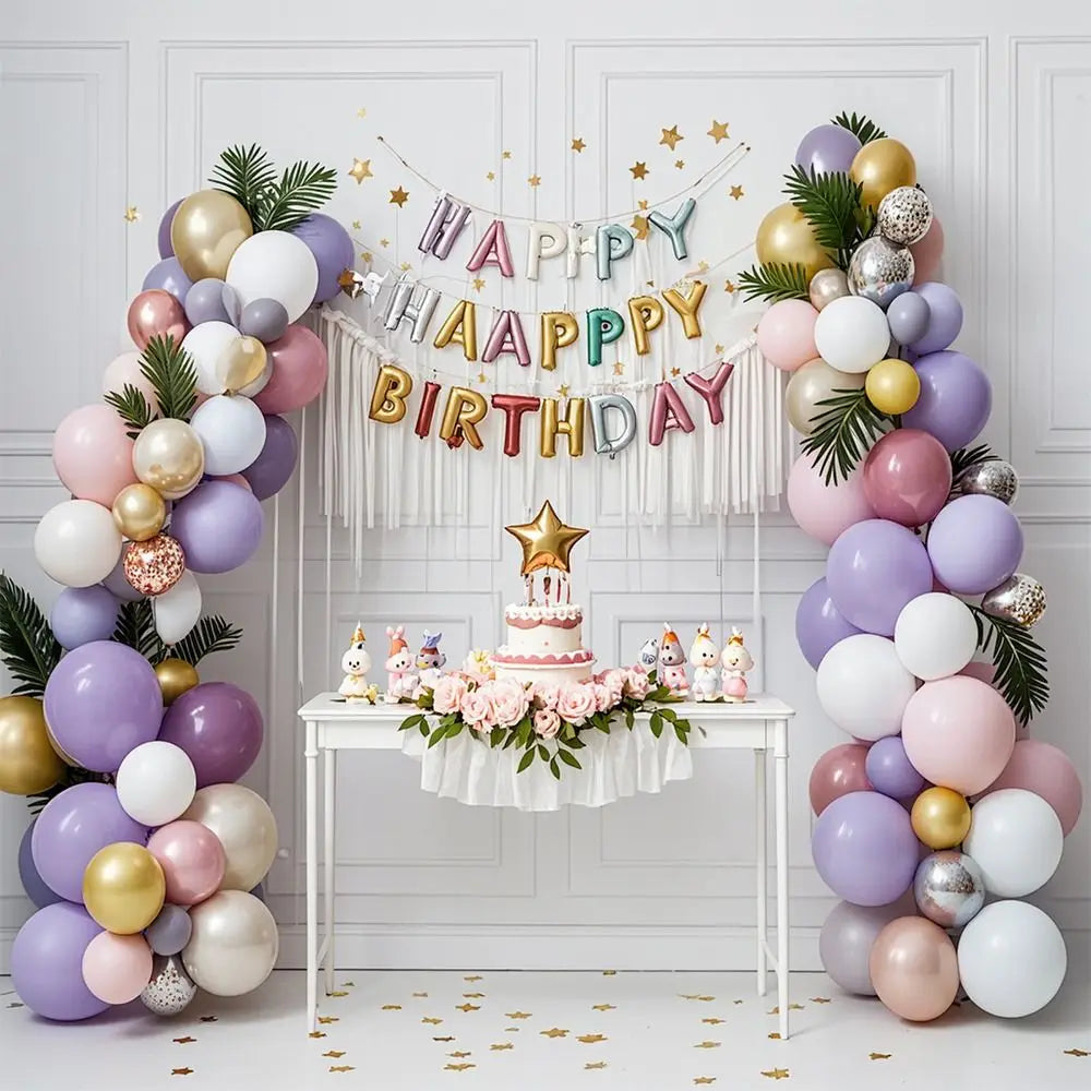 1/2Set Transparent Balloon Column Kit with Base Can Be Filled with Water Balloon Arch Bracket with Pole DIY Accessories