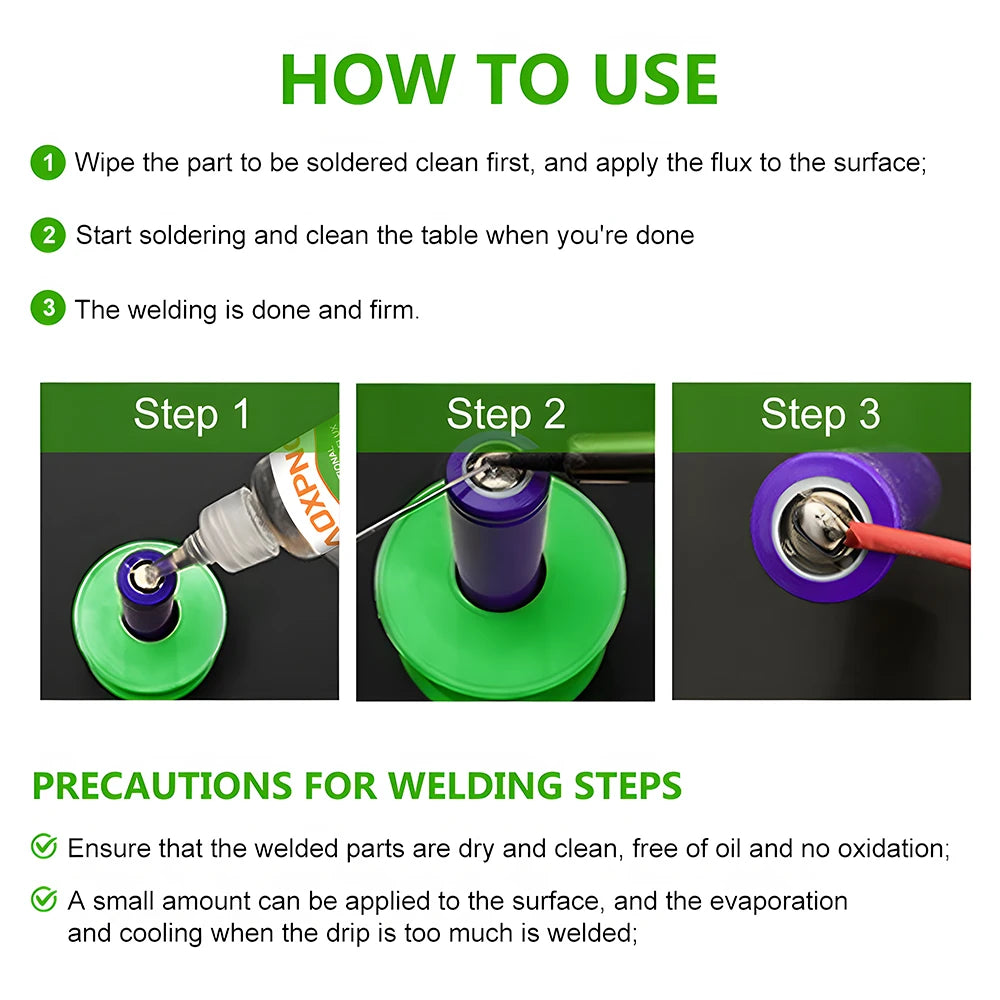 Liquid Flux/No Cleaning Required/Liquid Flux for Soldering/SMD/BGA/IC/PCB Repair