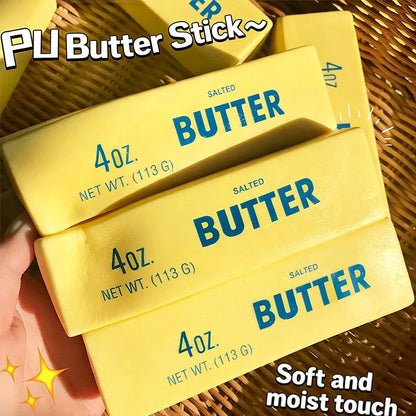 Butter Stick Squishy Toy Slow Rising Squeeze Toy Butter Bar Brick Squishy Fidget Toy Anti Stress Release Hand Relax Gift Toy