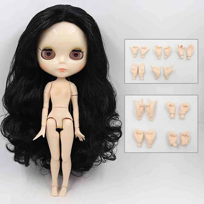 ICY DBS blyth doll 1/6 bjd toy joint body white skin shiny & matte face 30cm on sale special price toy gift anime doll - glos
