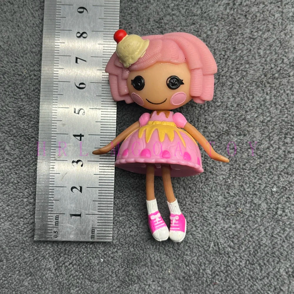 Original 8-10cm Lalaloopsy Little Sister Multi-style Dolls PVC Girls' Holiday Gift Collection Toys - A19-1PC