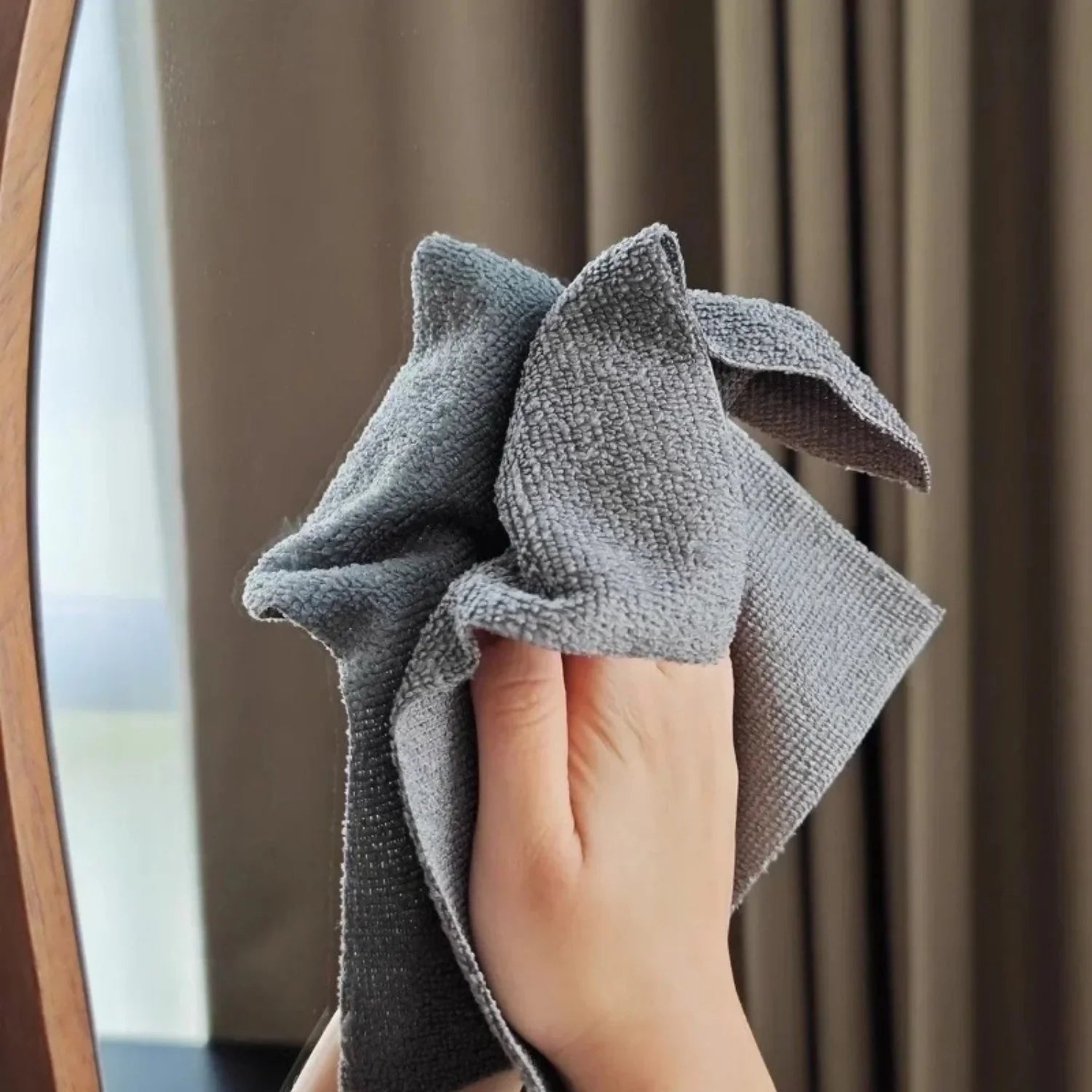 50 Sheets/Roll Microfiber Dishcloth Reusable Double Sided Kitchen Cleaning Cloth for Dishes Utensils Glass Kitchen Accessory
