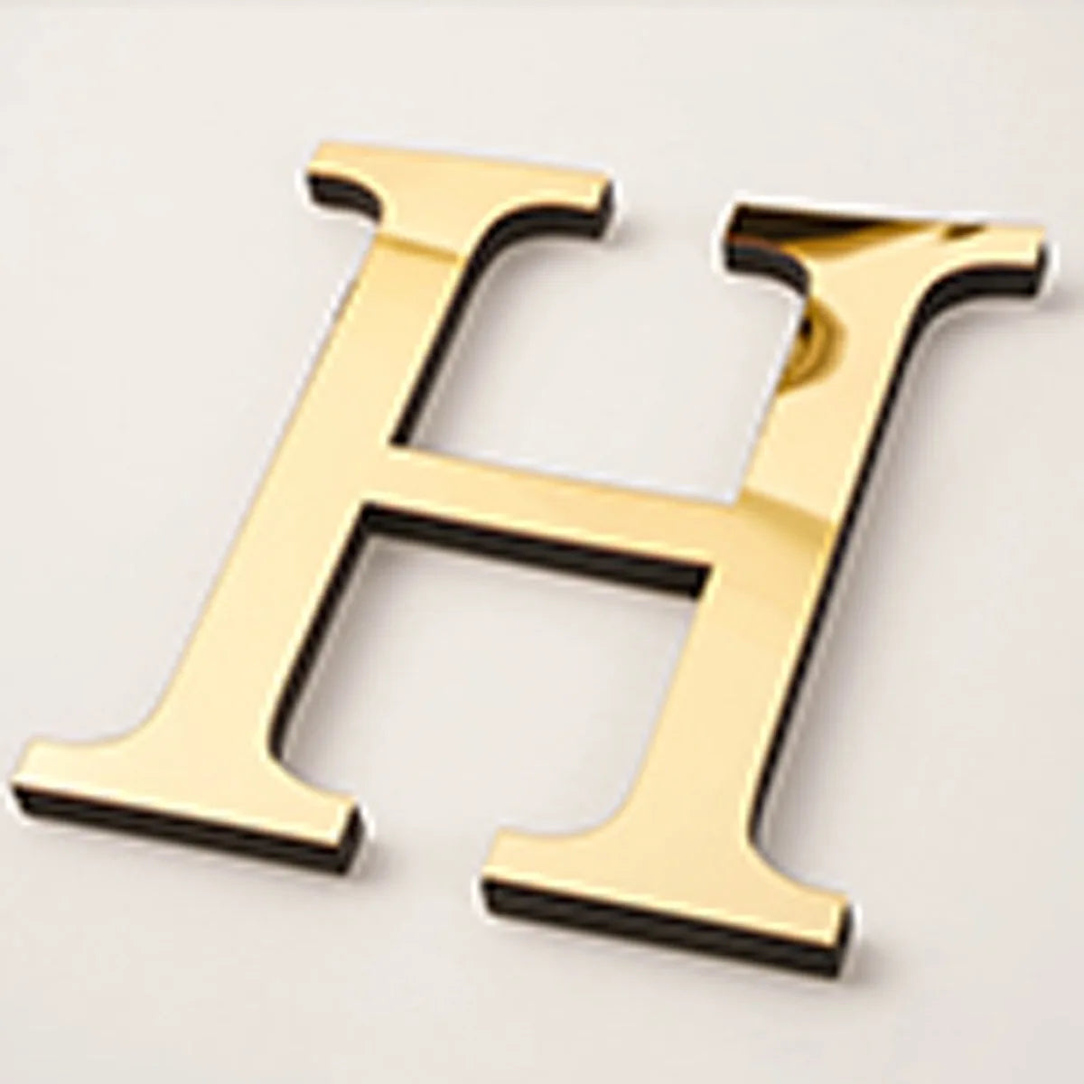 20cm Gold Acrylic Mirror English Letters Wall Stickers Birthday Decoration Festival Party Wedding Decor Self-adhesive Art Mur