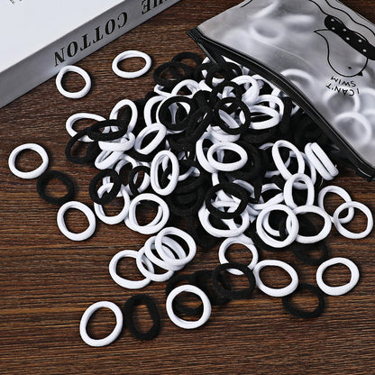 50/100Pcs Colorful Nylon Hair Bands for Children Scrunchie Hair Ties Rubber Band Kids Elastic Hair Leagues Girl Hair Accessor