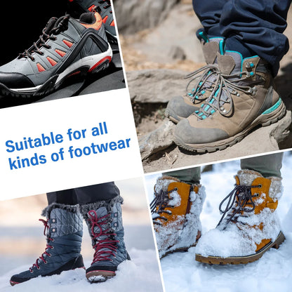 Winter Outdoor Hiking Climbing Snow Spikes Crampons Cleats Chain Claws Grips Boots Cover Ice Gripper Spike for Shoes Anti Sli