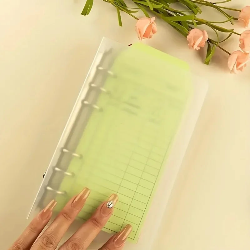 Budget Envelope Cash Envelope PP Loose Binder, Monthly Weekly Tracking Budget Planner for Savings on Sinking Fund Daily Expen