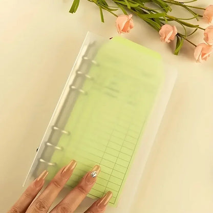 Budget Envelope Cash Envelope PP Loose Binder, Monthly Weekly Tracking Budget Planner for Savings on Sinking Fund Daily Expen