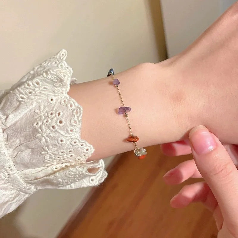 Zinc Alloy Bracelet Sparkling Zircon Flower Bracelet Handmade Bracelet Alloy For Daily Wear Fashion Accessory Party