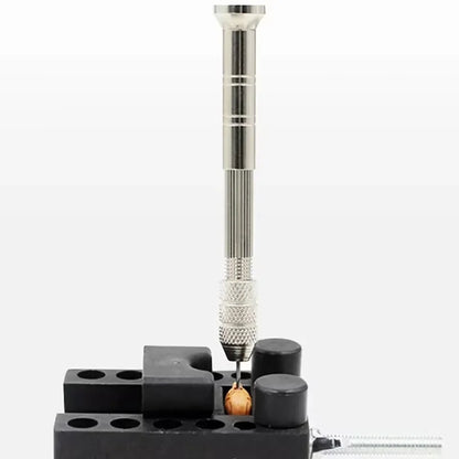 0.8-3.0mm Mini Hand Drill Woodworking Tools Drilling Rotary Tool Manual Twist Drill Bit Watchmaker Pin Vice Watch Repair Tool
