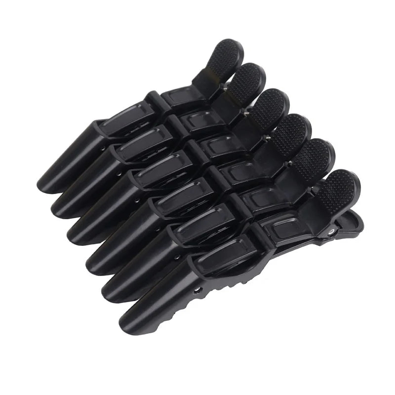 6PCS Alligator Hair Clips Hairdressing Clamps Claws Section Clip Barber Crocodile Hairpin Salon Styling Tools Hair Accessorie