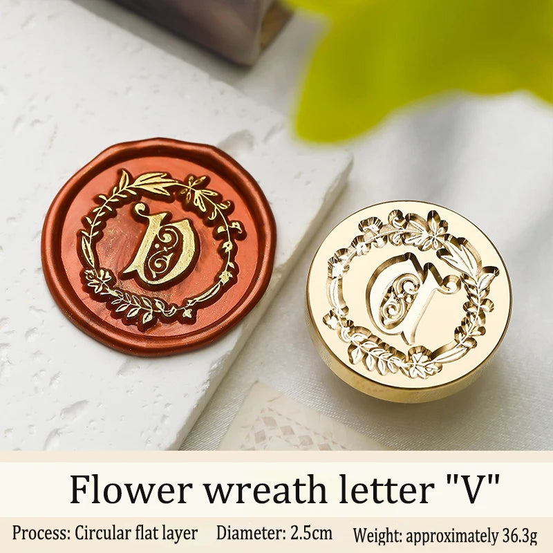 A-Z Seal Kit Sealing Wax for Stamp Head Letter Retro Stamps wax stamp for Wedding Logo for Print Set Wedding Craft Soaps Stam