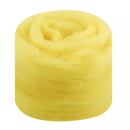 Needle Felting Wool Fibre Wool Roving for DIY Craft Materials, Needle Felt Roving Fabric Felt Craft Toys Handmade Felting Cra