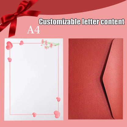 DIY Custom Envelopes Letter, Valentine's Day Letter Customization, Friend Blessing Letters, Company Documents Print, Mail a L