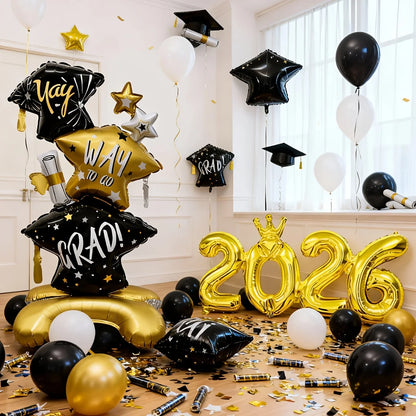 2026 Graduation Season Decoration Balloon 2026 Balloon for Graduation Season Campus Decoration Balloon Indoor and Outdoor Dec