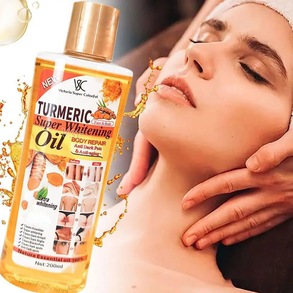 Turmeric Essential Oil Facial Body Massage oil Moisturizing Diffuser Aromatherapy Brightening Smoothing Body Face Skin Care 2