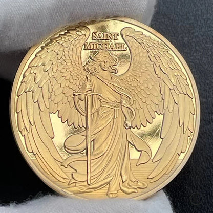 saint michaet souvenir coin