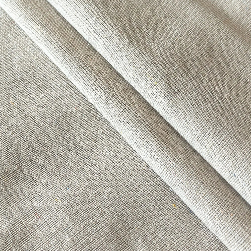 50x150cm Raw Cloth Hemp Cotton Linen Fabric Burlap Texture for Sewing Patchwork Painting Quilting Table Runner Party Decorati