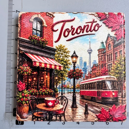 Canada Tourist Souvenir Fridge Magnets Ottawa Victoria Limeau Bridge Vancouver Quebec Toronto Bear Moose Maple Leaf Stickers 
