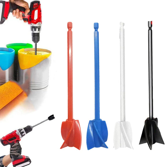 Epoxy Mixer Paint Drill Attachment Paddle Consistency Liquids Resin Head Stirrer Mixer Paint Resin Attachment With Drill Chuc