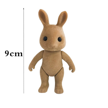 Dress Dollhouse Accessories 1:12 Forest Animal Family Clothes Fashion Daily Wear Casual Outfits Vest Shirt Skirt Pants for Do