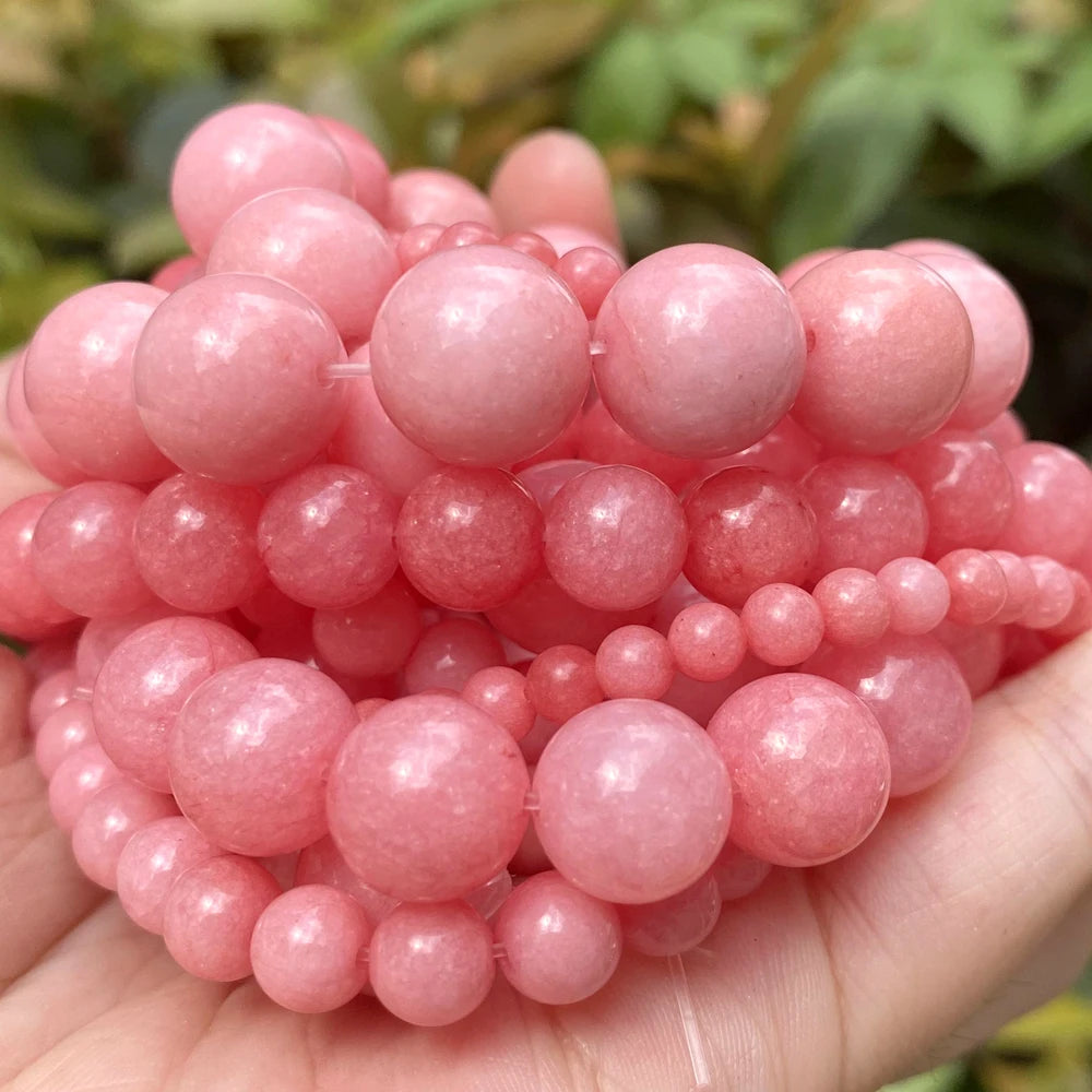 Natural Stone Beads 4 6 8 10mm Tiger Eye Lava Amazonite Turquoises Agates Jaspers Beads For Jewelry Making DIY Bracelet Neckl