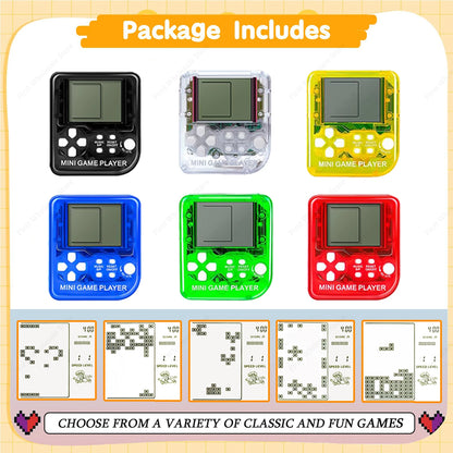 6-48Pcs Video Game Party Favors for Classic Game Console Keychain Birthday Joypad Souvenir School Valentine Gifts - SET C / 6