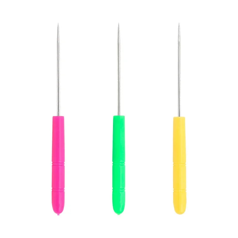 3pcs/lot Hand Craft DIY Tool Set Plastics Handle Scratch Awl Sewing Awl Tool for Sewing, DIY Handicrafts