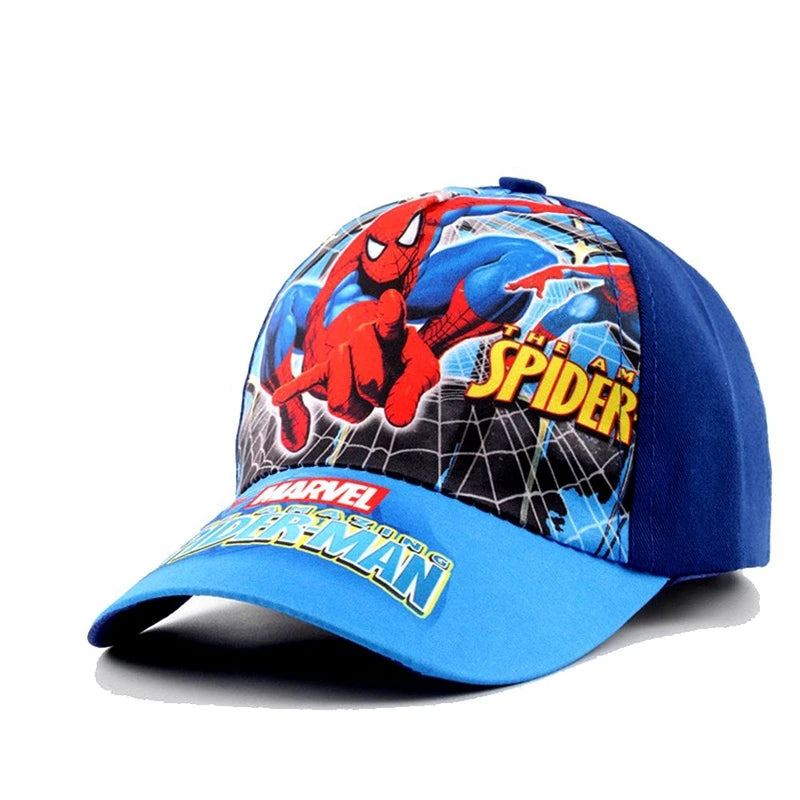 1 Pc Cartoon Baseball Cap Spider Man Action Figures Super Hero Hat Festival Party Supplies Gift Toy