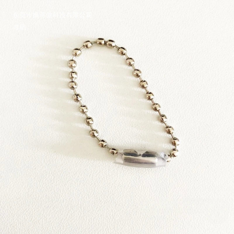 10/20/30/40/50Pcs Bead Chain Anti-lost Cover Pendant Chain Protective Cover Prevent Bag Ornament From Falling Off