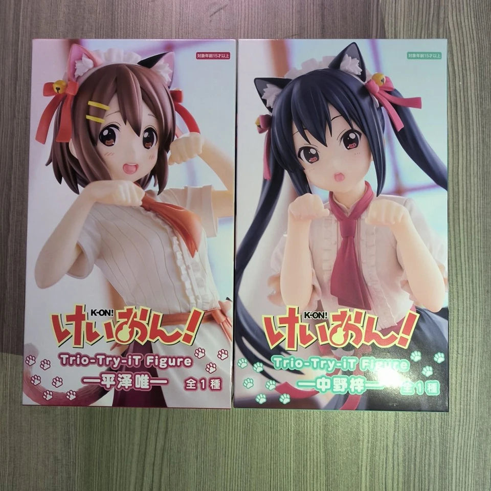 Original Genuine FuRyu K-ON！18cm Nakano Azusa Japanese Anime Action Figure Collectible Model Toys For Boys QWIOOE Droppshipin