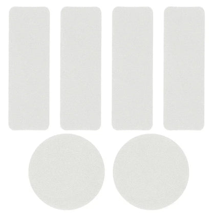6pcs Sports Shoe Patches for Damaged Side Edges Inner Lining & Heel Wear - Shoe Repair Stickers for Extended Footwear Life - 