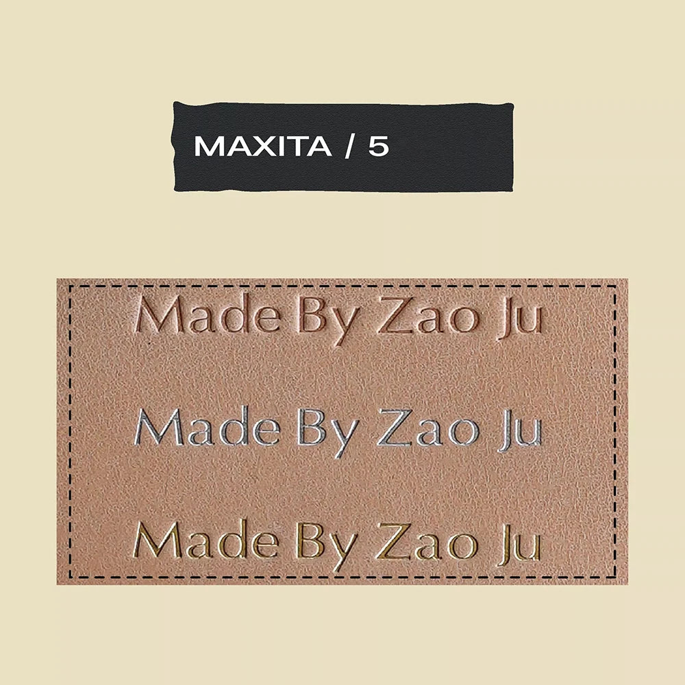MAXITA Movable Type Hot Foil Stamping Kit | English Brass Type Set for Leather Craft, Packaging, and DIY Embossing 306Pcs - F
