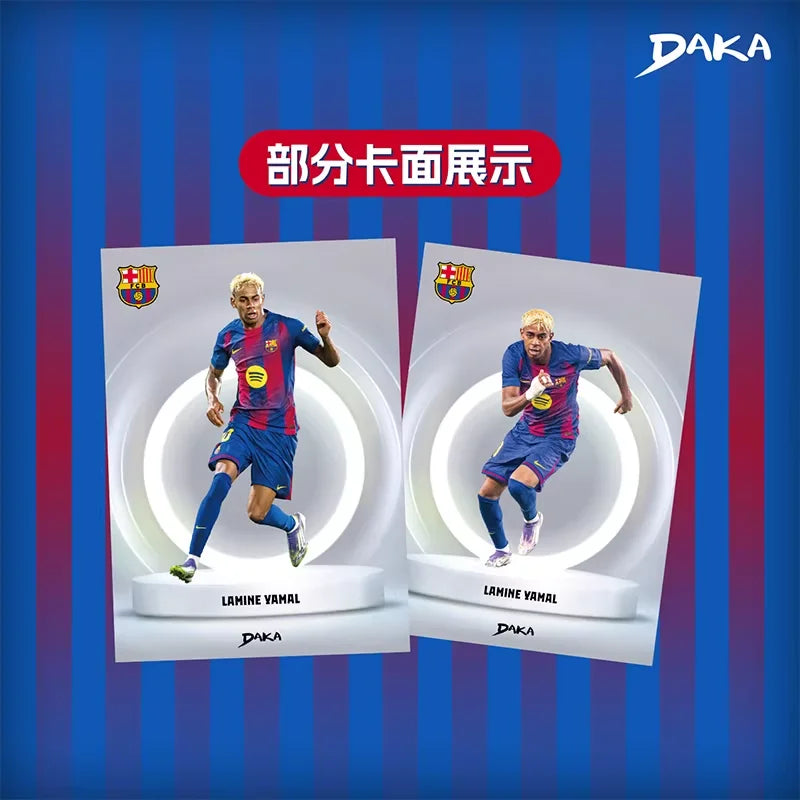 2025-26 Daka Collection Card Messi Yamal Mbappe Football Real Madrid Barcelona Manchester Juventus Ale Milano Star Player Car