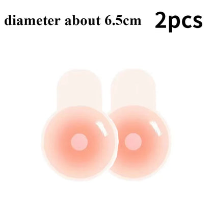 New Reusable Silicone Nipple Cover for Women Bra Sticker Breast Petal Strapless Bra Invisible Boob Pads Chest Pasties Intimat