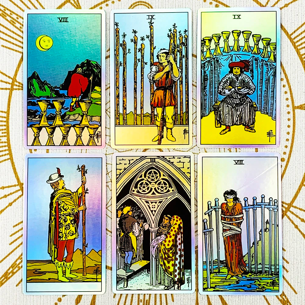 Tarot Oracle 78pcs Specially Designed Cards Family Entertainment Fate Divination Card Game ,Holiday Games, Christmas Gifts