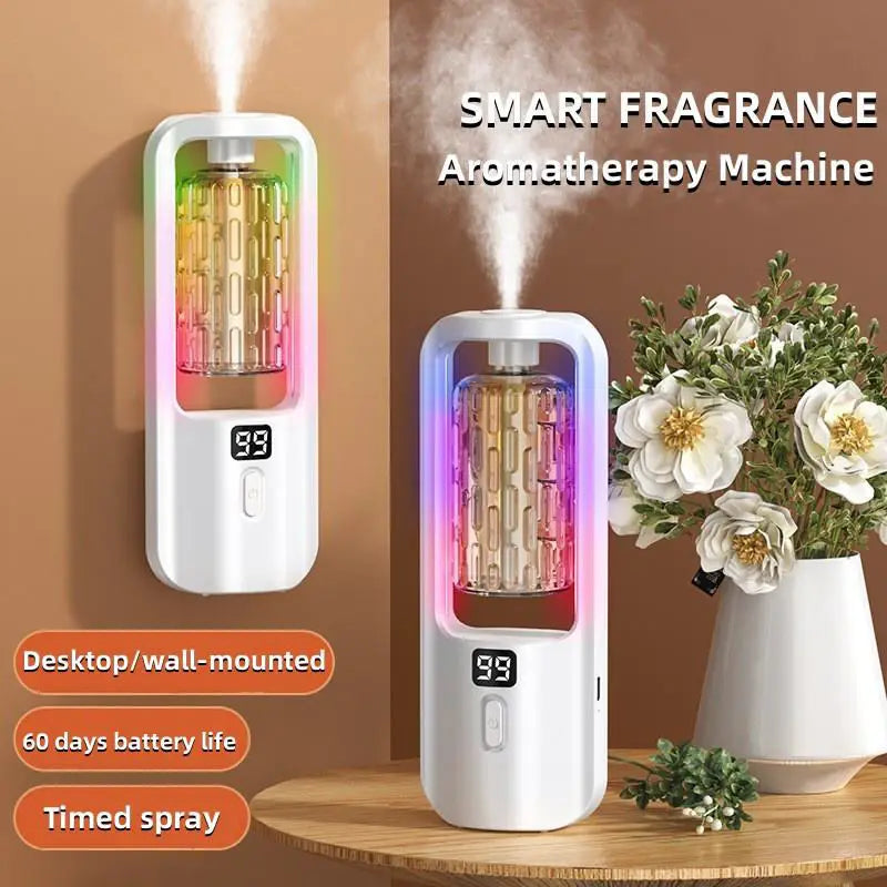 50ml Wall Mounted Aroma Diffuser Essential Oils Diffuser with Time Setting Air Purifying Fragrance Diffusing For Bedroom Toil