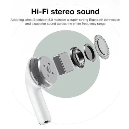 TWS Bluetooth Earphone Stereo Wireless Headphone In-Ear HiFi Earbud HandsFree Headset Mic Noise Reduction Sport Earplugs