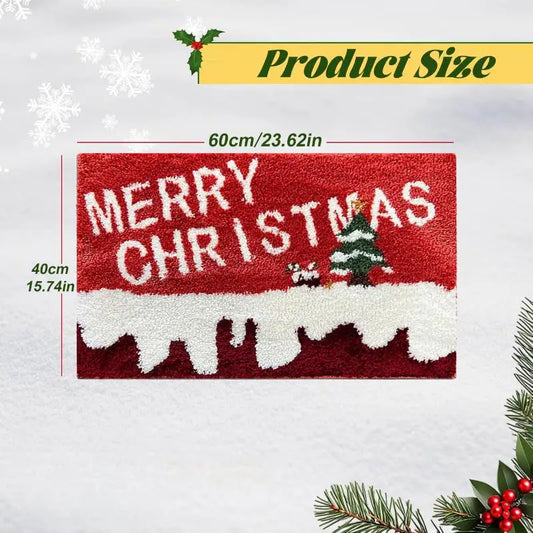 Christmas Door Mat Red Santa Claus Outdoor and indoor Gingerbread Man Carpet New Year 2026 Merry Christmas Home Decor Foot Ma