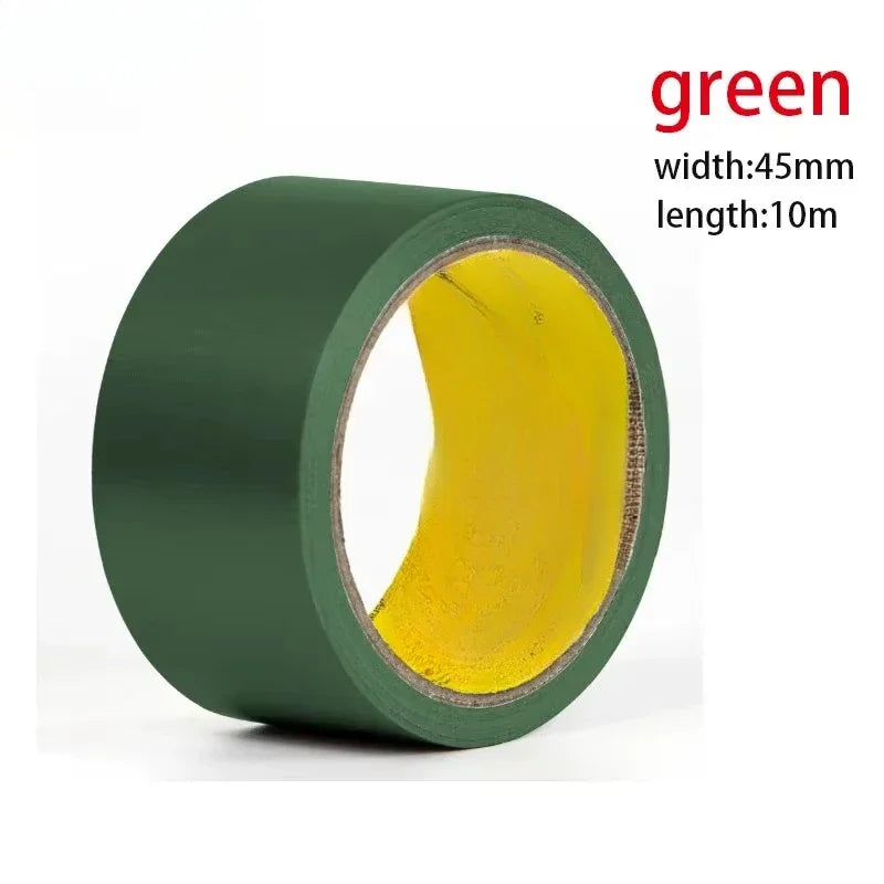 Super Adhesive Fabric Duct Tape (1 Roll) - Waterproof, Leaves No Glue for E-Bike Seat, Tarpaulin & Tent Repair - green / 180u