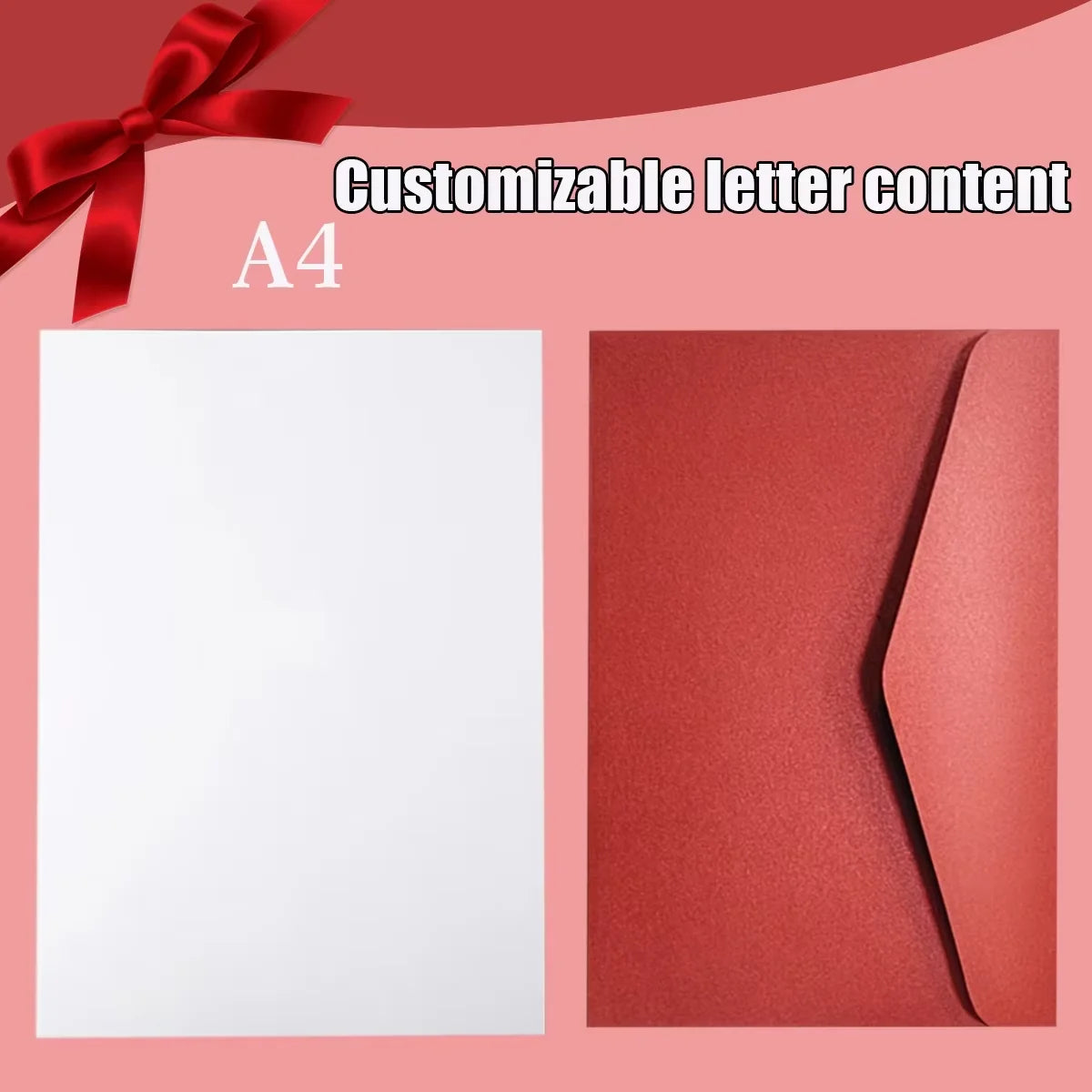 DIY Custom Envelopes Letter, Valentine's Day Letter Customization, Friend Blessing Letters, Company Documents Print, Mail a L