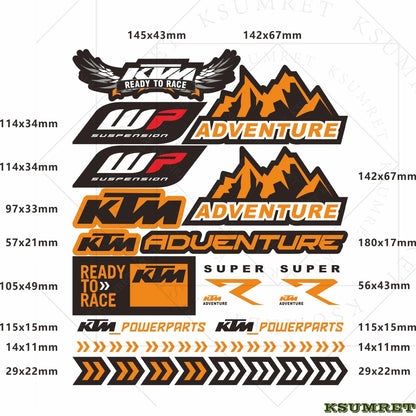 Vinyl For Ktm Motorcycle Sticker Decal - Style 6
