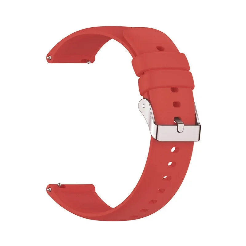 Universal Watch Straps 22mm 20mm Quick Release Silicone Band Soft Rubber Wristband for Huawei Samsung Xiaomi Amazfit Smartwat