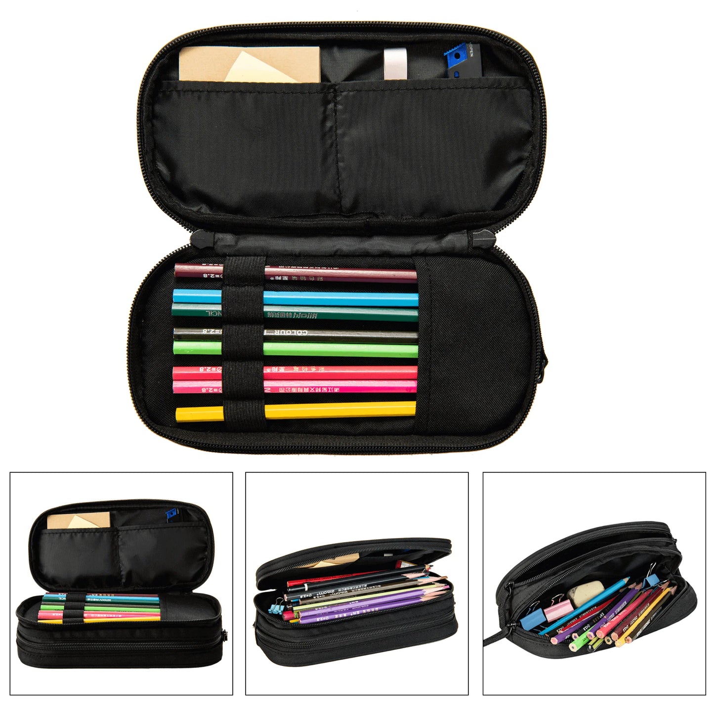 Triple T 67 Meme Tung Tung Tung Sahur Speed Face Pencil Case Pencilcases Pen Box Big Capacity Bag Zipper Stationery