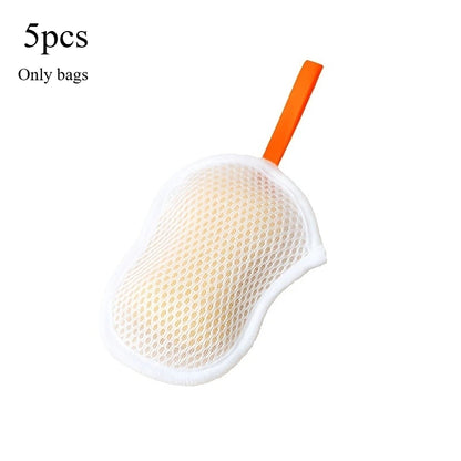 Soap Foam Net Soap Bag for Bath,Face Wash,and Shower Gel-Durable Mesh Design with Ergonomic Handle,For Cleansing,Soap Dispens