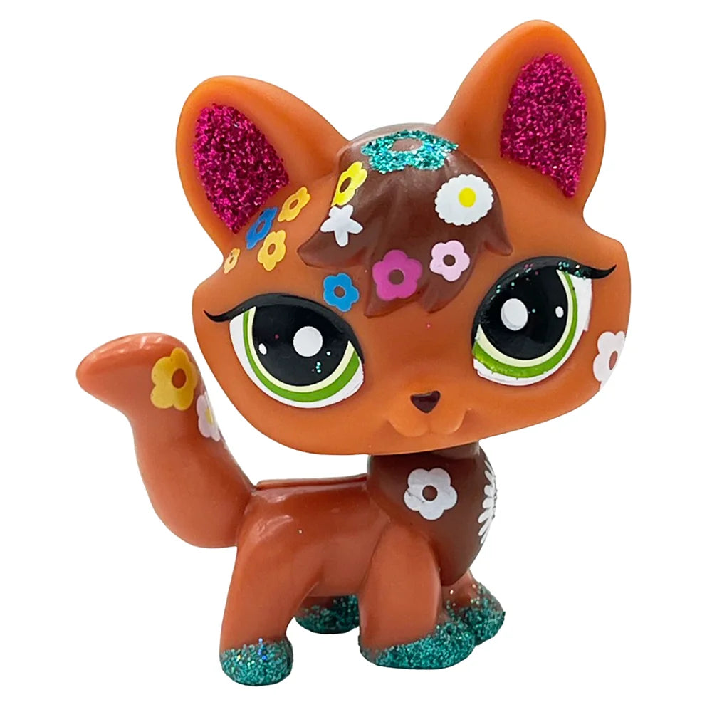 Rare Pet Toy Mini Stands Short Hair Kitten Old Figures Collection Original Bobble Head Toy LPS - 2341